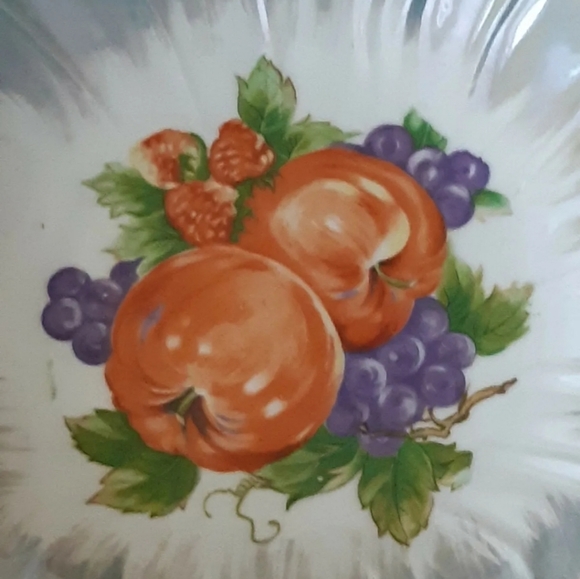 Beautiful Candy dishes whit Apple and grappes design made in Japon - Picture 2 of 5